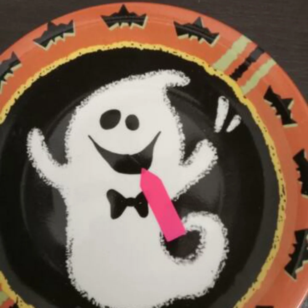 Spooky Ghost plate